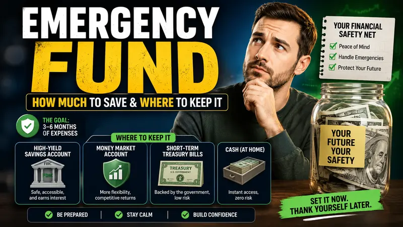 How Big Should Your Emergency Fund Actually Be? (And Where to Keep It)