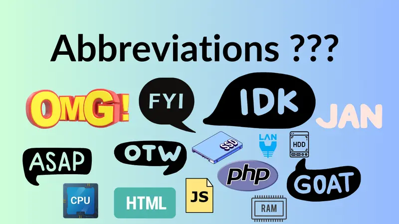 IMPORTANT ABBREVIATIONS