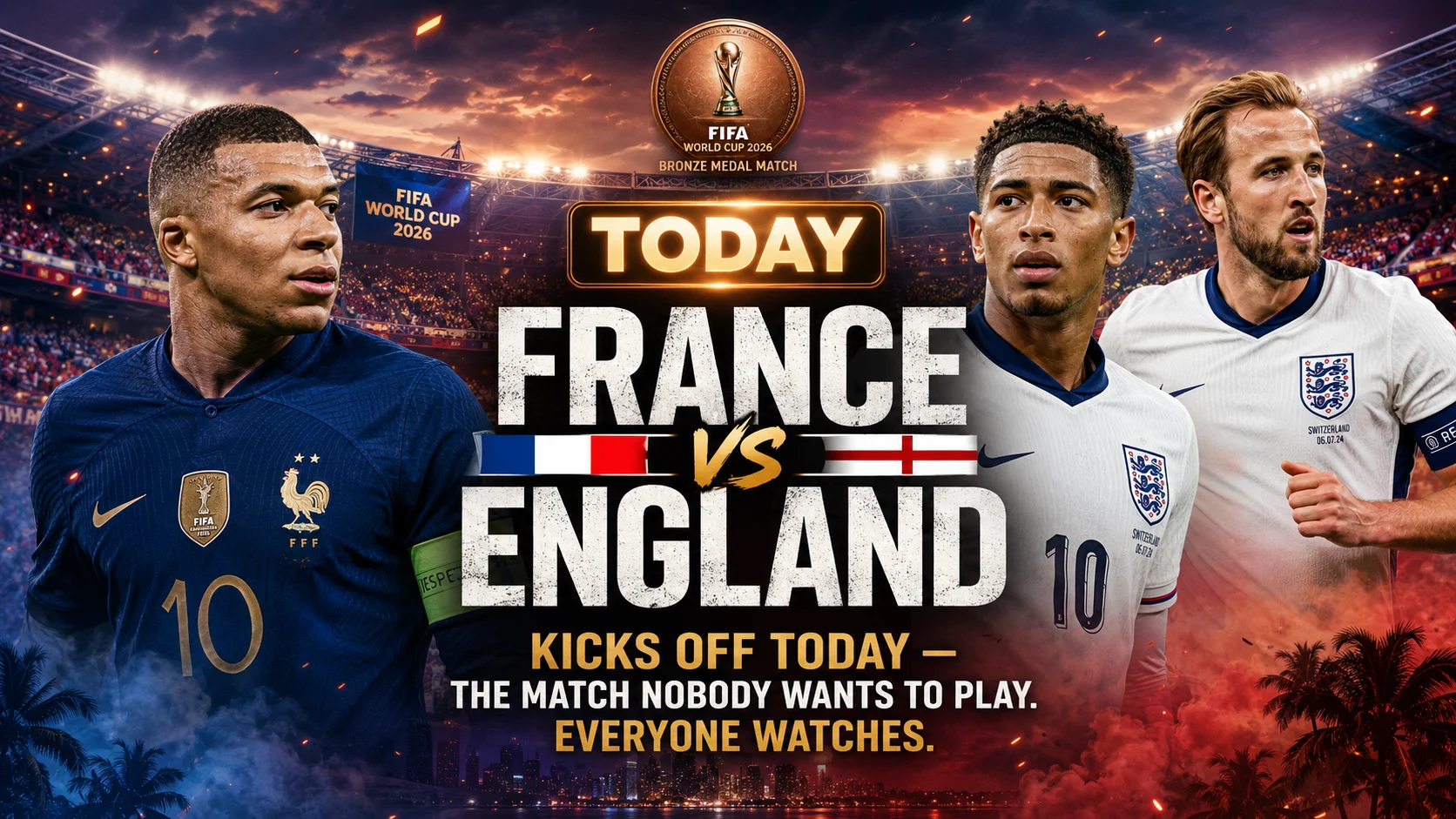France vs England Kicks Off Today — the Match Nobody Wants to Play and Everyone Watches