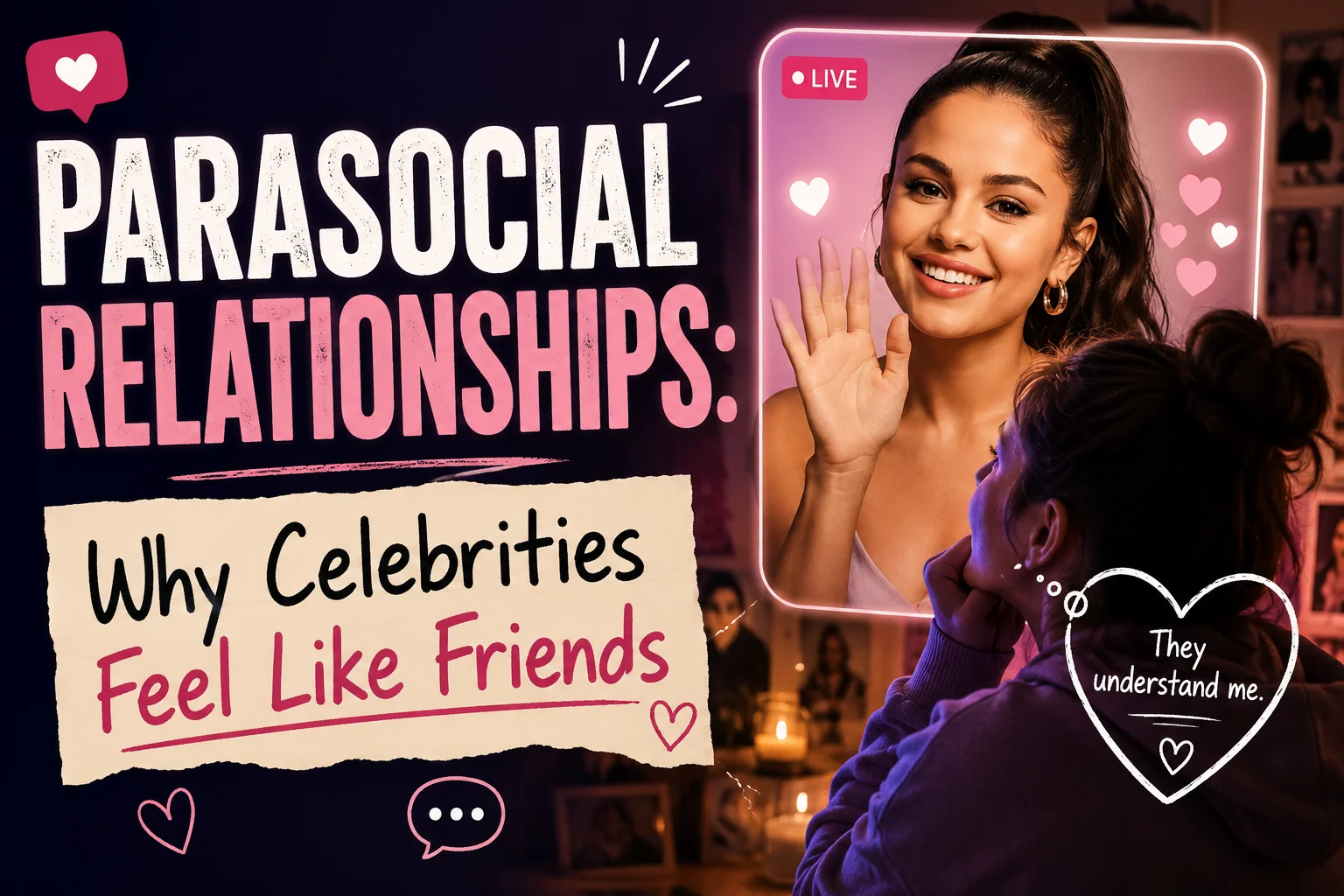 Why You Feel Like You Know Your Favorite Celebrity: The Psychology of Parasocial Relationships