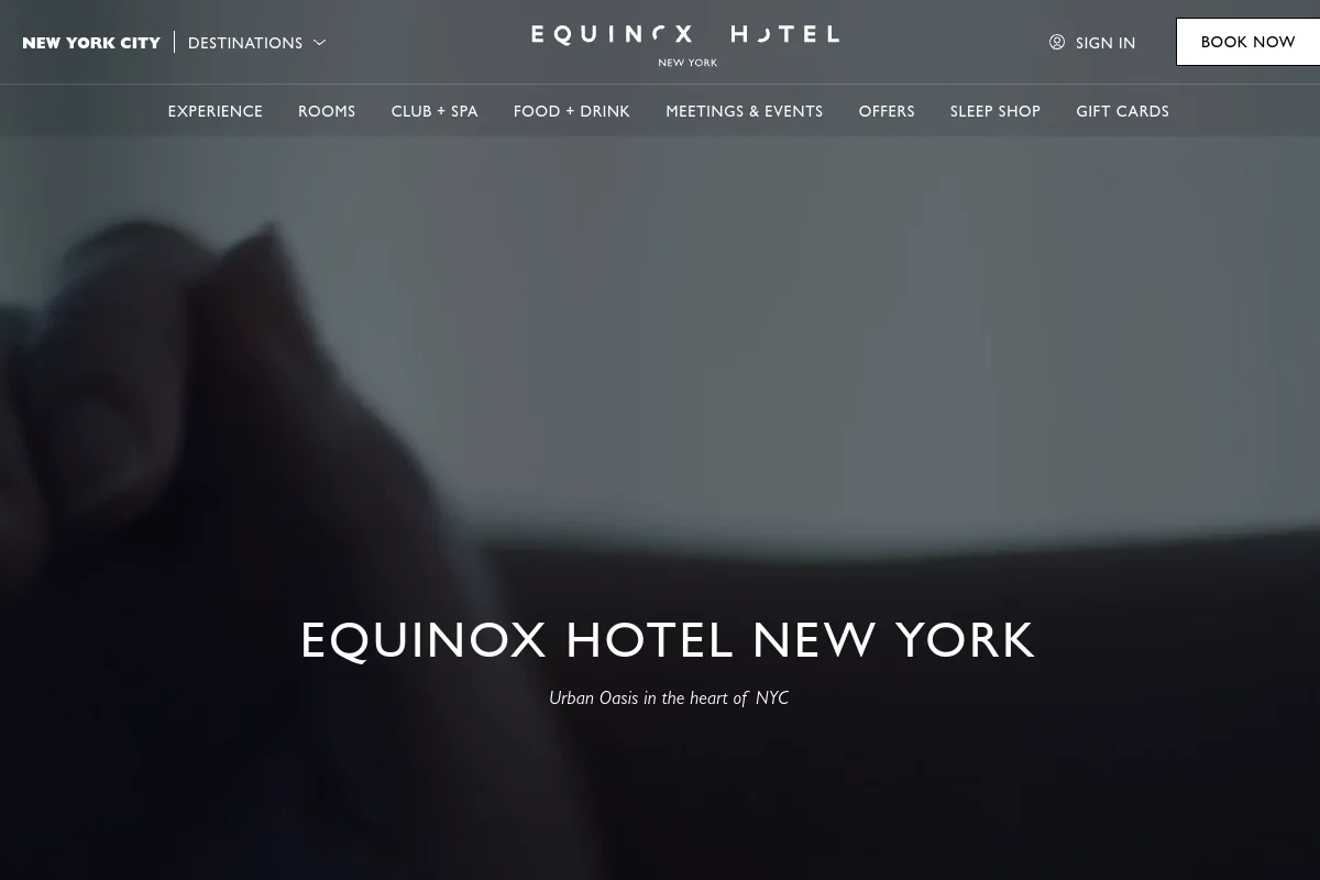Equinox Hotel New York